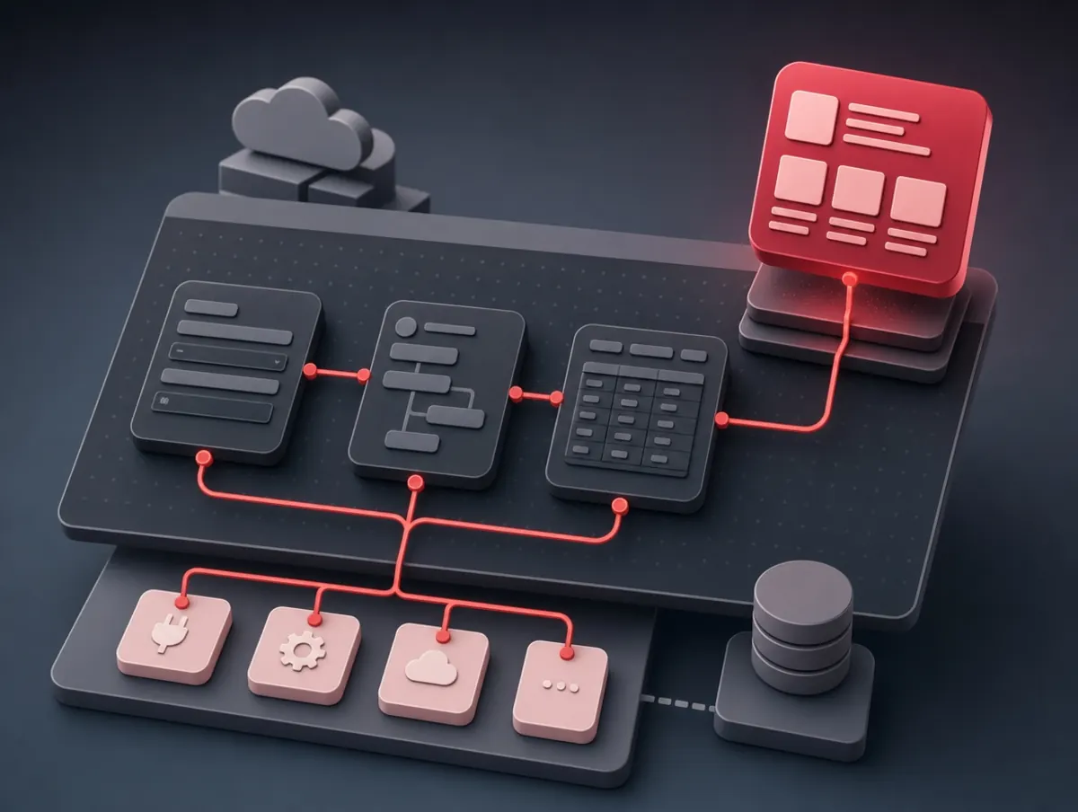 Microsoft Power Apps low-code application builder and workflow interface