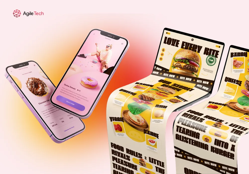 Customer ordering experience of the BMin online ordering app Customer ordering experience of the BMin online ordering app